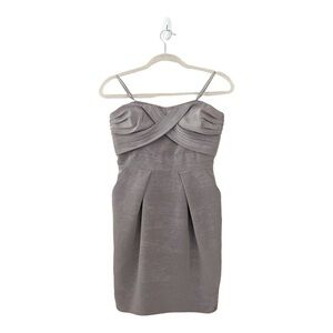 NWT BCBGeneration Strapless Grey Party Dress